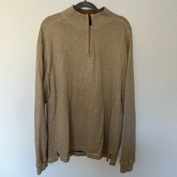 Jos A Bank Quarter Zip Men’s Size XL extra large‎ preppy fall winter academia - Picture 1 of 4